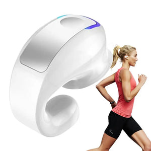 Ear Clip Headphones Waterproof Wireless Earbuds 6Hrs Playback HD Stereo Audio Over-Ear Earphones Built-in Mic For Sports