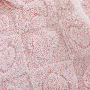 Hot Trend Vault Emmababy baby girl hooded plush sweatshirt, cozy and warm with a heart design, suitable for chilly days.