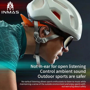 For Xiaomi 5.1 Air Conduction Bluetooth Headphones Noise Reduction Sports Waterproof Wireless Earphones Ear Hooks Headsets INMAS