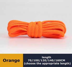 Durable polyester round sport shoelaces for men and women, outdoor accessories by Hot Trend Vault, shown in the image.