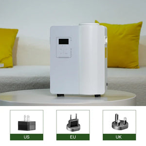 LuxPerfume Bluetooth app-controlled aroma diffuser with 200ml aluminum body by Hot Trend Vault, designed for essential oils and aromatherapy.
