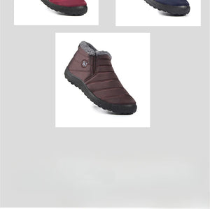 Snow Women Boots Fashion Unisex Shoes Slip On Platform Shoes For Women Ankle Boots Waterproof Plush Winter Shoes Botas Mujer