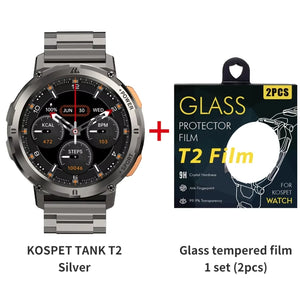 Original TICWRIS TANK T2 Military Smart Watches Men AMOLED Bluetooth IP69K Waterproof AI Voice Assistant Women Smartwatch Ultra