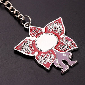 USA Sci-fi Thriller TV Series Demodog Keychain Metal Pendent Car Key Chain Keyring Jewelry Accessories Gifts For Men Women