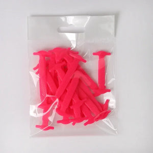 Hot Trend Vault silicone shoelaces lazy lacing kit with 16 pieces for easy no-tie sneaker fitting, shown in the image.