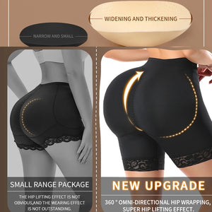 Padded lace shapewear for women by Hot Trend Vault featuring a butt lifter design and smooth, supportive fit.