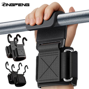 Hot Trend Vault LINGPENG weight lifting hook grips with wrist wraps, durable pro-grade support for strength training and lifting.