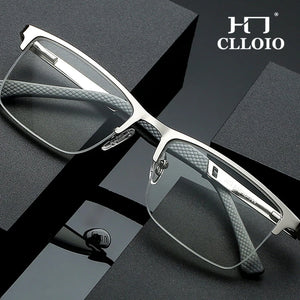 Hot Trend Vault progressive multifocus reading glasses with anti-blue light lenses, unisex design, spring hinge for presbyopia.