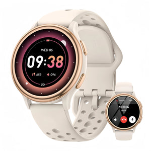 Hot Trend Vault Anyloop smartwatch for women with 1.27-inch display, fitness tracker, customizable watch faces, calls for iPhone and Android