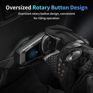 2pcs Fodsports FX-S Motorcycle Intercom Wireless Bluetooth Helmet Headset,1000M,BT5.4