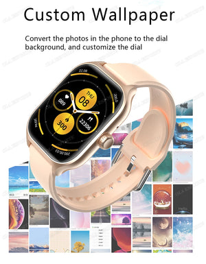 Hot Trend Vault smartwatch with 1.83-inch HD display, Bluetooth call alerts, music, and sports mode for Android and iOS.