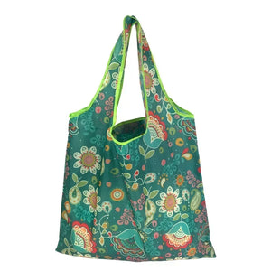 Hot Trend Vault eTyaCN reusable shopping bag for women, large foldable eco tote with case, showing its spacious design and portability.