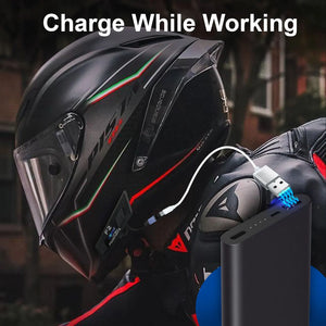 Fodsports F2 Motorcycle Bluetooth Intercom helmet Headset Wireless Intercomunicador 1000m IP67 Waterproof