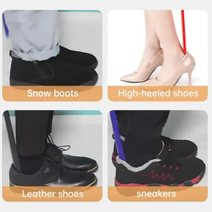 Hot Trend Vault plastic extra long flexible shoe horn for pregnant women, durable and easy to use without bending.
