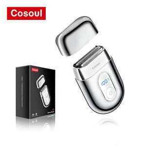 Hot Trend Vault Cosoul men's shaver with triple blades, fast charging, and TravelLock feature for convenient grooming.