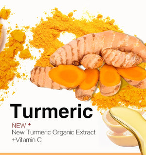 Ailke Turmeric Whitening Skin Care Set by Hot Trend Vault, unisex products with radiant glow and brightening turmeric ingredients.