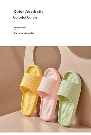 Soft Sole Massage Shower Shoes for Women Men Couples Waterproof Non-slip Home Leisure Fashion Bathroom Slippers