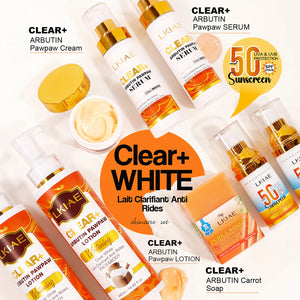 AILKE Arbutin and Vitamin C brightening kit from Hot Trend Vault featuring skincare products for all skin tones.