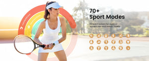 Hot Trend Vault Anyloop smartwatch for women showing a 1.27-inch display with fitness tracker features and customizable watch faces.