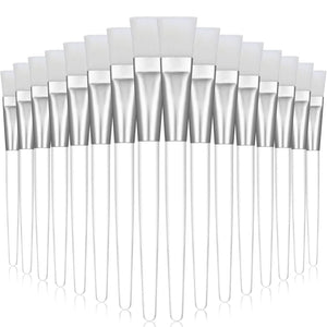 Hot Trend Vault 16-piece facial mask brush set with soft bristle skincare tools for all skin types, ideal for gentle application.