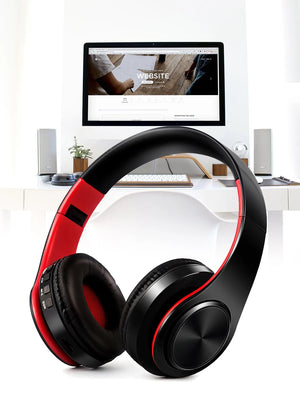 2026 Wireless Bluetooth Stereo Headset Upgrading Sports Overhead Earphone with Mic for Smart Phone TV PC Tablet - Music
