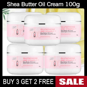 A set of AILKE whitening skincare products for women, including brightening and hydrating creams with organic vitamin C.