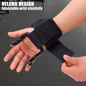 Hot Trend Vault LINGPENG weight lifting hook grips with wrist wraps, durable pro-grade lifting accessories for enhanced grip support.