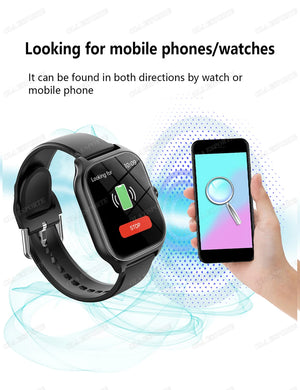 Hot Trend Vault smartwatch with 1.83-inch HD display, Bluetooth calls, music, and sports mode for Android and iOS users.