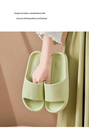 Soft Sole Massage Shower Shoes for Women Men Couples Waterproof Non-slip Home Leisure Fashion Bathroom Slippers