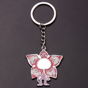 USA Sci-fi Thriller TV Series Demodog Keychain Metal Pendent Car Key Chain Keyring Jewelry Accessories Gifts For Men Women