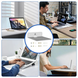 Wall Shelf Speaker Stand, Acrylic Wall Mount Display Shelf For Blue-tooth Speaker, Charging Rack Webcam, Cell Phones, Toy