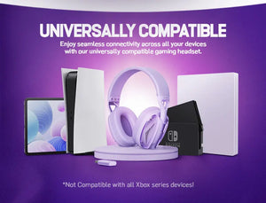 Picun G1 2.4GHz Gaming Wireless Headset 3D Surround Sound Spatial Audio ENC HD Mic Headphones for Gamer Lightweight PS5 PC Phone