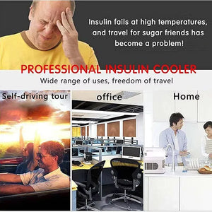 Small Fridge Cooler Insulin Cooler Medical Portable Insulin Bag Travel Keep Chilled Insulin Case USB Mini Refrigerator cold
