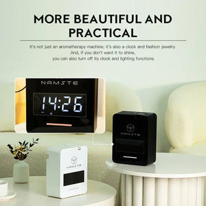 Namste LuxPerfume Aroma Diffuser by Hot Trend Vault with Bluetooth fan, 300ml air freshener for home or HVAC spaces
