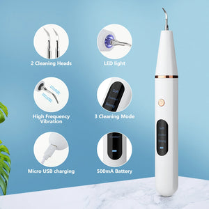 Hot Trend Vault Hailicare ultrasonic dental scaler for home use, removing calculus, stains, tartar, and whitening teeth.