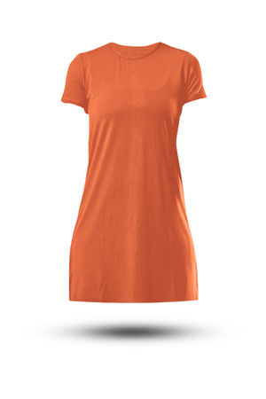 Women's Terra Recovery Motion Dress by Hot Trend Vault in Sunfire Clay, lightweight and comfortable for everyday wear.