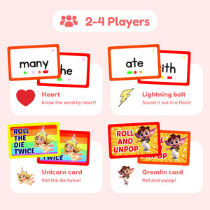 Kids playing the Hot Trend Vault Sight Words Fidget Game to improve reading fluency and build confidence in language skills.