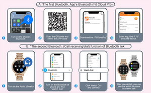 smart Watches for Women for Android and for iPhone Full Touch Screen Watch 100+ Sports Mode Fitness Tracker Watch