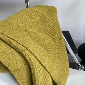 Handmade French retro knitted V-neck cardigan top for women, featuring tie details and a loose sweater fit by Hot Trend Vault.