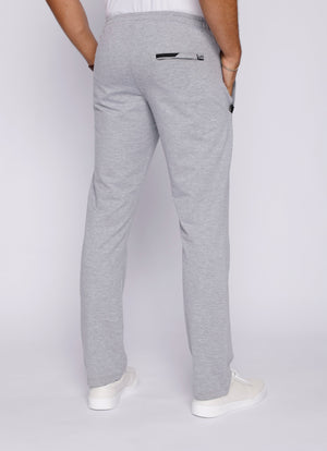Men's athletic sweatpants in grey by Hot Trend Vault, straight fit, designed for all-day comfort and a tall fit.