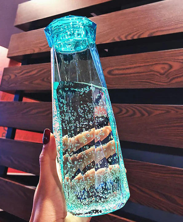Crystal Diamond Couple Cups - Colorful Sports Water Bottle