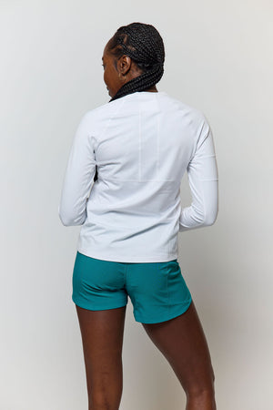 Excel Women's Workout Shorts by Hot Trend Vault featuring extra coverage, ideal for running and active exercise.