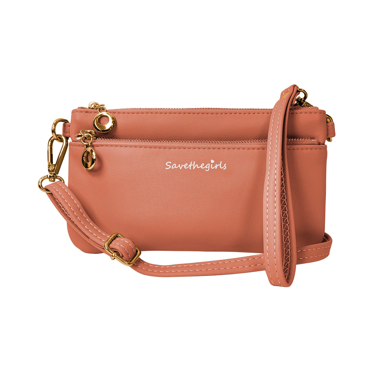 Hot Trend Vault Bella RFID crossbody purse with smartphone access and RFID blocking, shown in a stylish design.