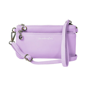 Hot Trend Vault Bella RFID crossbody purse with smartphone access, featuring RFID blocking material and stylish design.