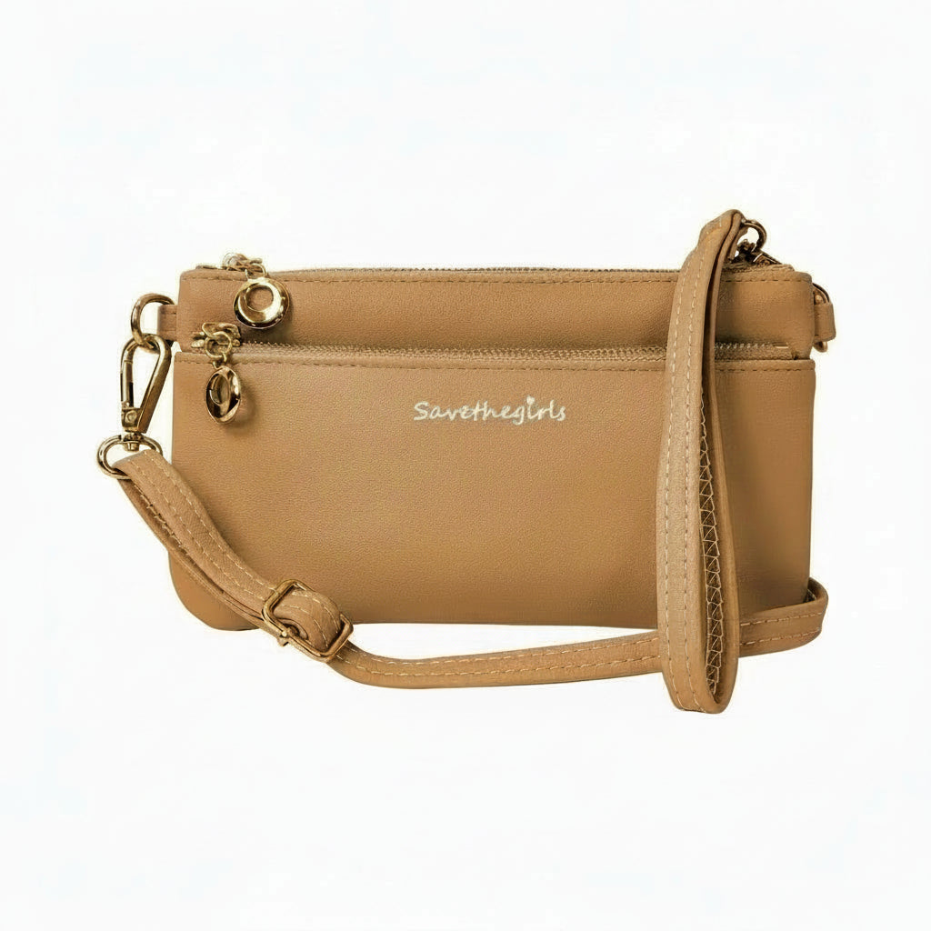 Hot Trend Vault Bella RFID crossbody purse with smartphone access, featuring RFID blocking and stylish design.