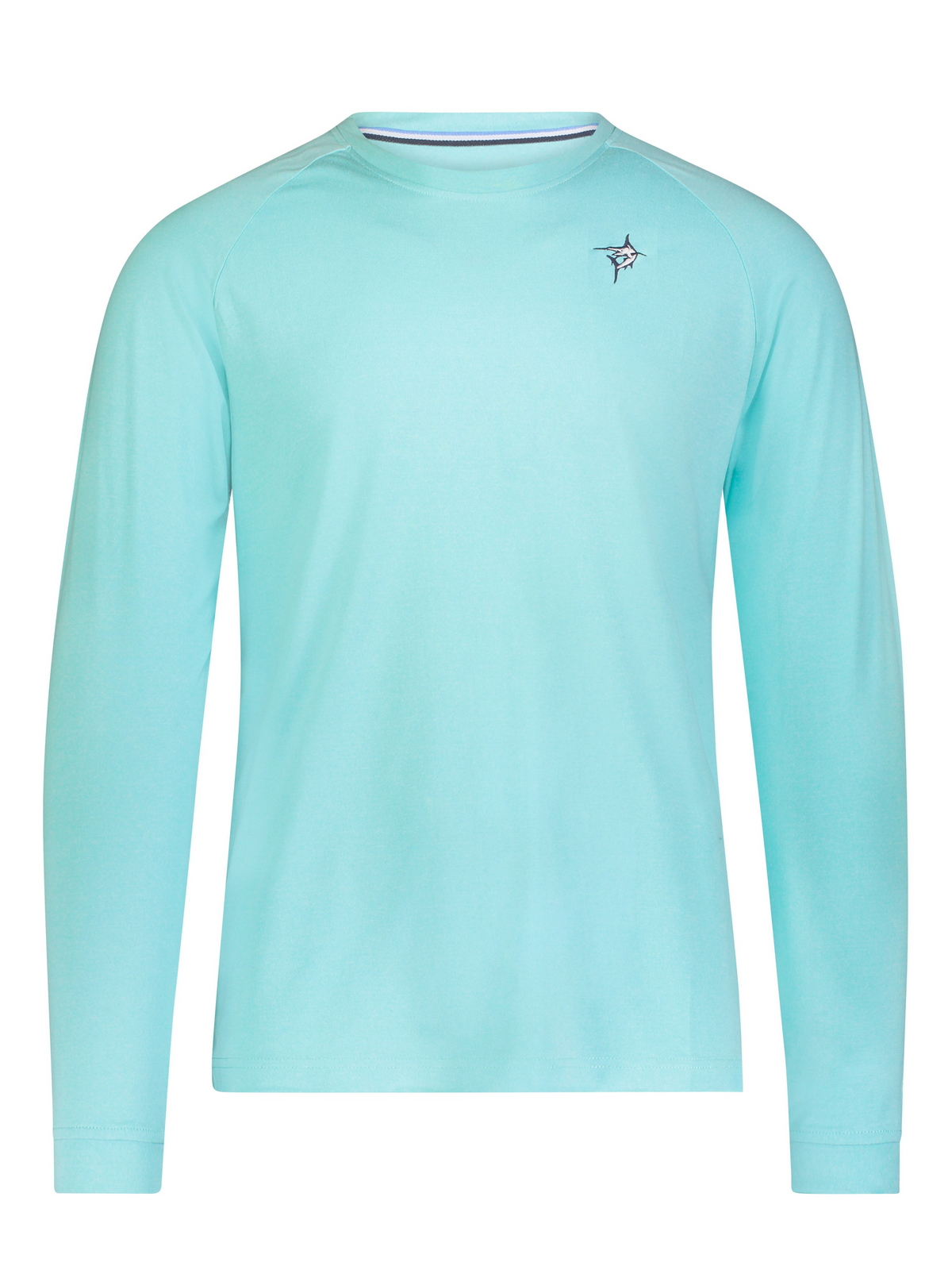 Hot Trend Vault Dockside Performance long sleeve shirt in black with UV50 fabric, 360 Flex stretch, and quick-dry features.