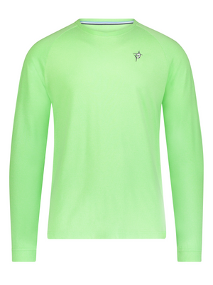 Hot Trend Vault Dockside Performance long sleeve shirt in black with UV50 fabric, 360 flex stretch, and quick-dry performance features.