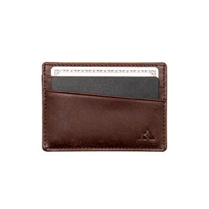 Slim men's wallet made of robust full grain Italian leather with minimalist design by Hot Trend Vault.