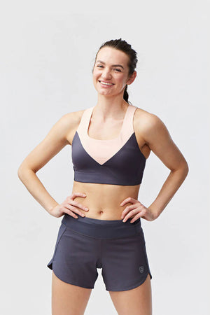 Excel Women's Workout Shorts by Hot Trend Vault featuring extra coverage, designed for comfort during sprints and active wear.
