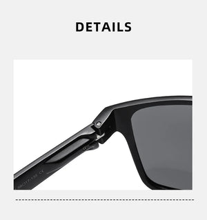 Hot Trend Vault BARCUR polarized sunglasses with vintage square aluminum magnesium frame, unisex sport eyewear.